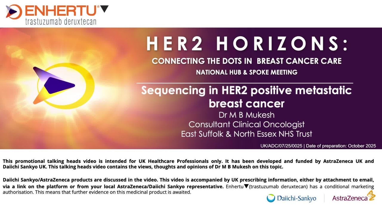 Video thumbnail for sequencing in HER2+ metastatic breast cancer